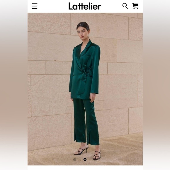 LATTELIER PANTS SLACKS - Picture 1 of 15